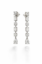 Load image into Gallery viewer, Elara Line Drop Earrings