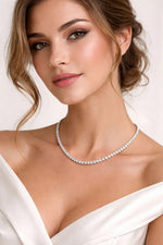 Load image into Gallery viewer, Moonfall tennis necklace set