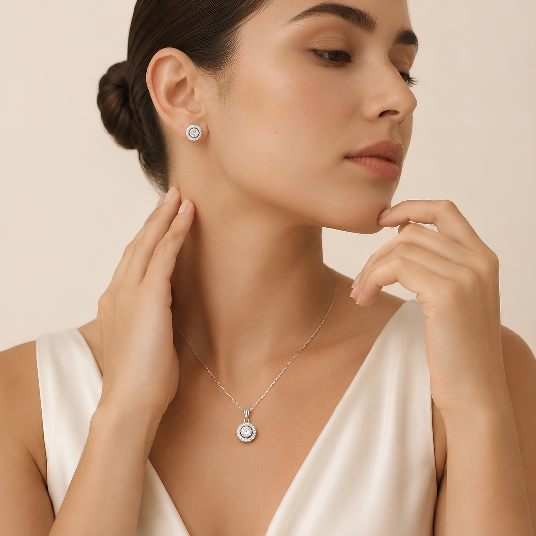 Circle of light pendant set
