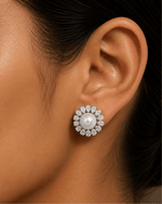 Load image into Gallery viewer, Seraphine Pearl Studs
