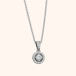 Load image into Gallery viewer, Circle of light pendant set
