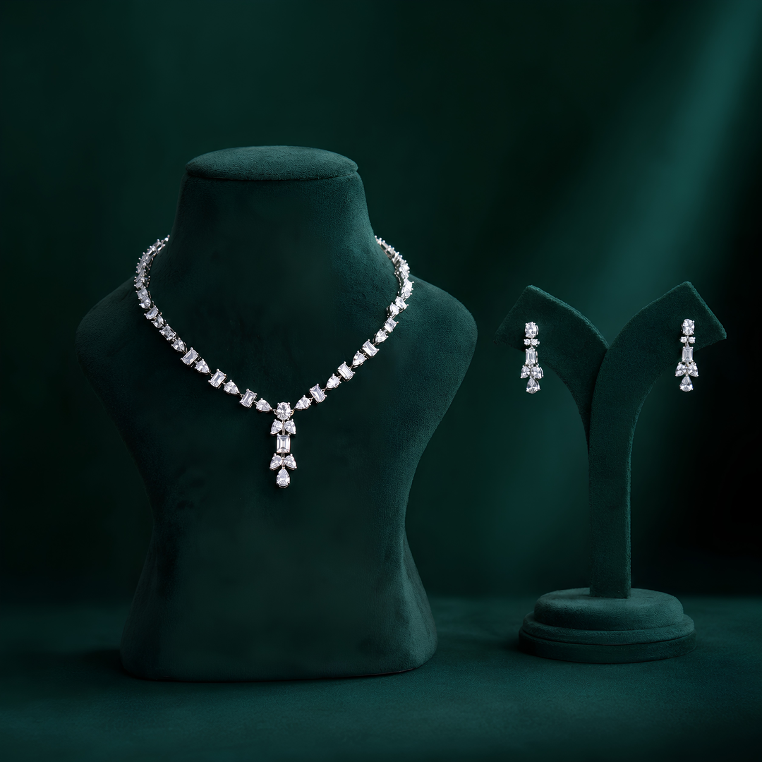Aurelia Cascade Necklace Set