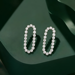 Load image into Gallery viewer, Lumina Oval Hoops
