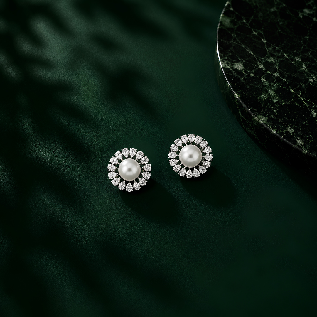Seraphine Pearl Studs
