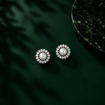 Load image into Gallery viewer, Seraphine Pearl Studs
