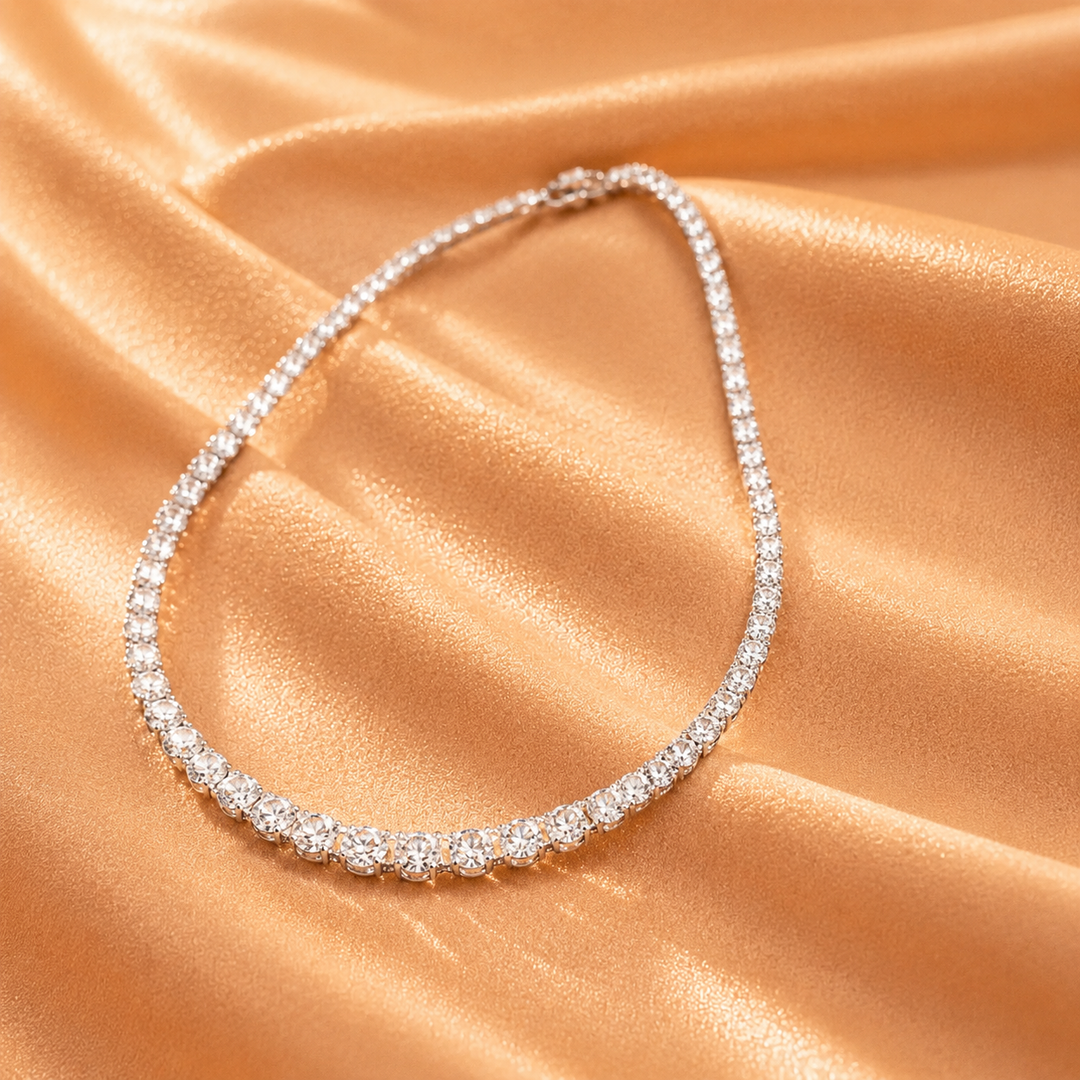Moonfall tennis necklace set